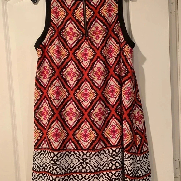 Girls Jr Geometric Print Sleeveless Dress - Picture 3 of 7